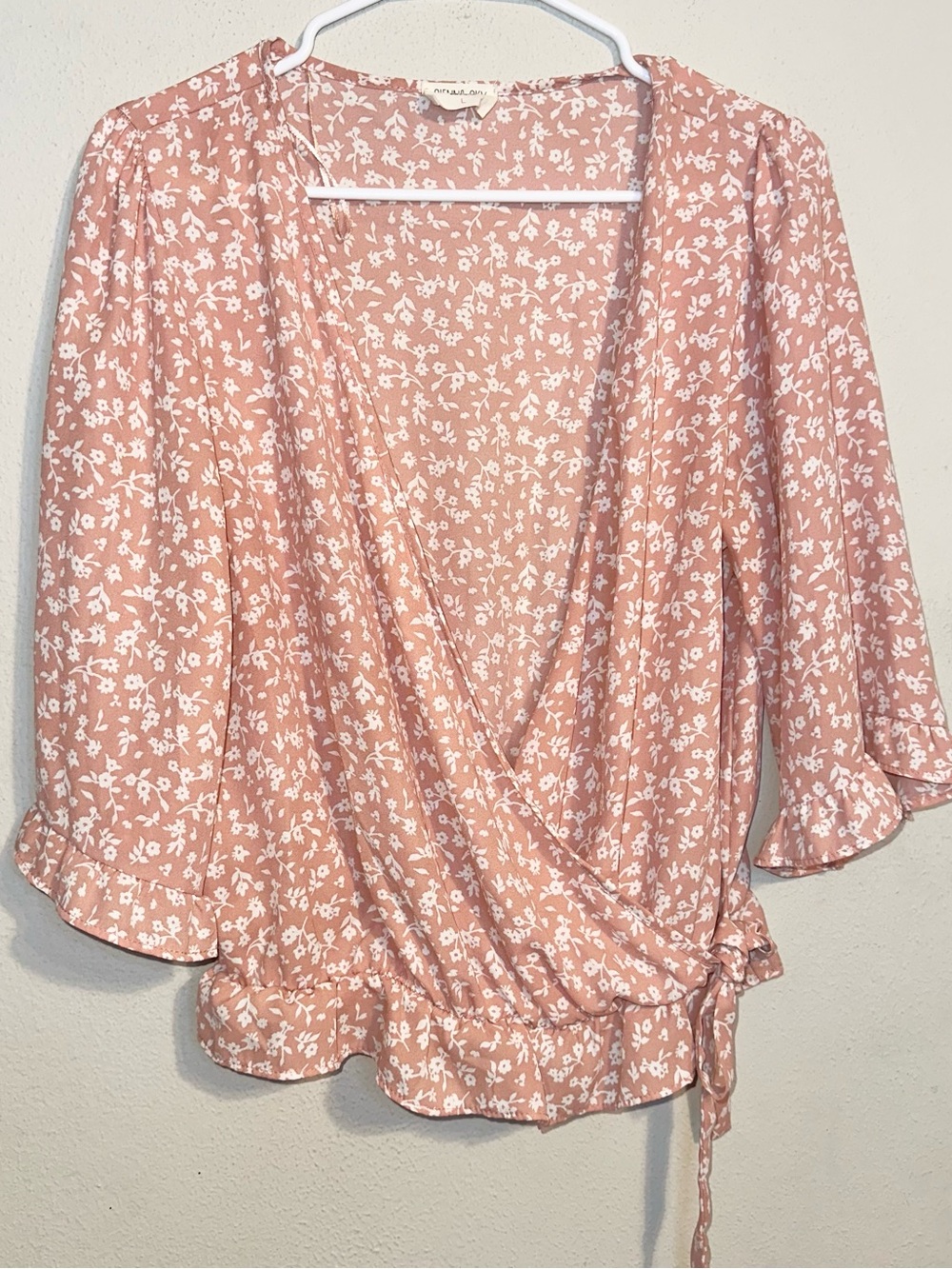 Sienna Sky Pink White Floral Blouse